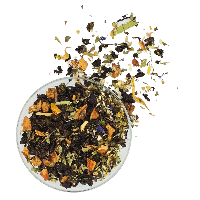Halbfermentierter Oolong Tee mit spritzigem Grapefruitgeschmack