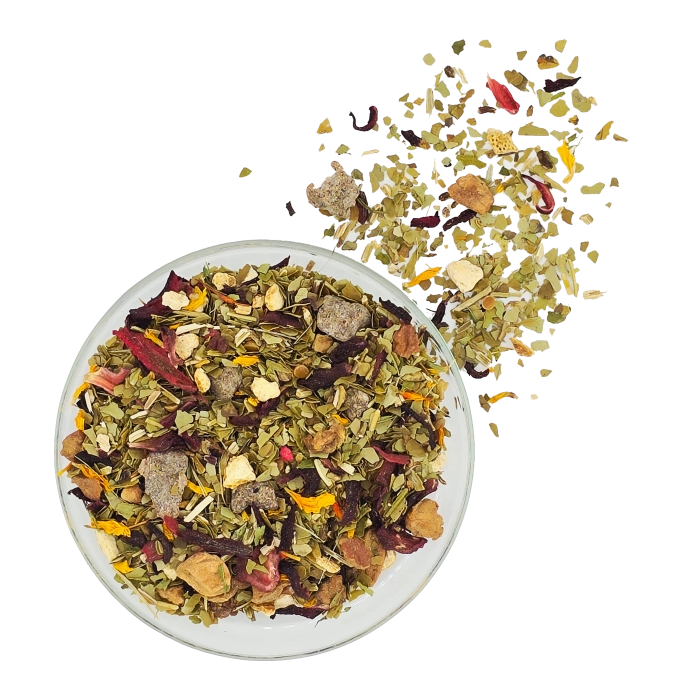 Bio-Tee Pfirsich Mate mit natürlichem Fruchtaroma und grünem Matetee