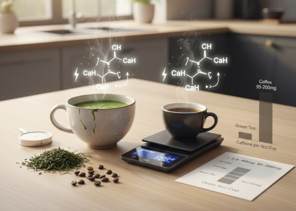 Grüner Tee Koffein: Der umfassende Guide über Menge & Wirkung